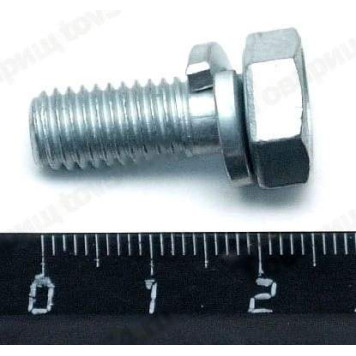 Болт М8*20 крепления корзины сцепления ВАЗ 2101 с гровером <b>БелЗАН 13825821</b>