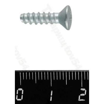 Саморез 4.3*15.9 полупотайной белый <b>БелЗАН 17679701</b>