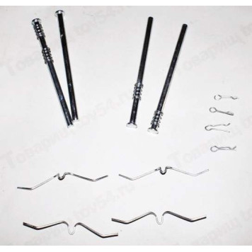 Фиксатор колодок передних (гвозди, пружины, шплинты) ВАЗ 2101 (4 шт) в уп. <b>БелЗАН 2101-3501132/33/66/70</b>