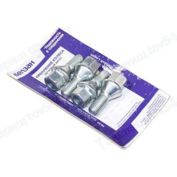 Болт М12*24*1,5 колесный Vesta,X-Ray ключ 17 цинк блистер <b>БЕЛЗАН кт32</b>