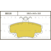 Колодки тормозные дисковые <b>BLITZ BB0108</b>