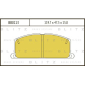 Колодки тормозные дисковые <b>BLITZ BB0113</b>