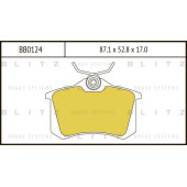 Колодки тормозные дисковые <b>BLITZ BB0124</b>