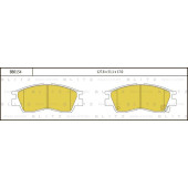 Колодки тормозные дисковые <b>BLITZ BB0134</b>