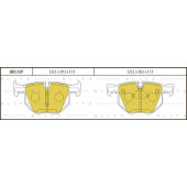Колодки тормозные дисковые <b>BLITZ BB0150P</b>