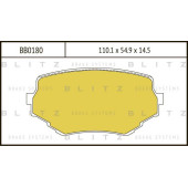 Колодки тормозные дисковые <b>BLITZ BB0180</b>