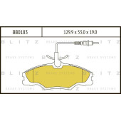 Колодки тормозные дисковые <b>BLITZ BB0183</b>
