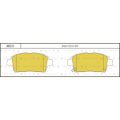 Колодки тормозные дисковые <b>BLITZ BB0223</b>