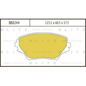 Колодки тормозные дисковые <b>BLITZ BB0244</b>