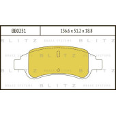 Колодки тормозные дисковые <b>BLITZ BB0251</b>