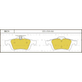 Колодки тормозные дисковые <b>BLITZ BB0254</b>