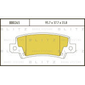 Колодки тормозные дисковые <b>BLITZ BB0265</b>