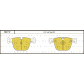Колодки тормозные дисковые <b>BLITZ BB0272P</b>