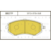 Колодки тормозные дисковые <b>BLITZ BB0277P</b>