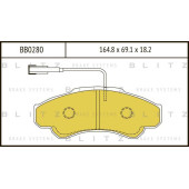 Колодки тормозные дисковые <b>BLITZ BB0280</b>