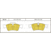 Колодки тормозные дисковые <b>BLITZ BB0296P</b>