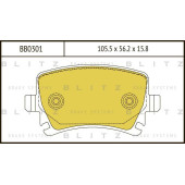 Колодки тормозные дисковые <b>BLITZ BB0301</b>