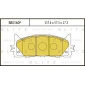 Колодки тормозные дисковые <b>BLITZ BB0360P</b>