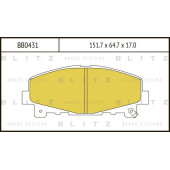 Колодки тормозные дисковые <b>BLITZ BB0431</b>