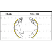 Колодки тормозные барабанные зад VW GolfPolo 91-> <b>BLITZ BB5017</b>