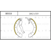 Колодки тормозные барабанные зад VW Transporter 90-> <b>BLITZ BB5018</b>