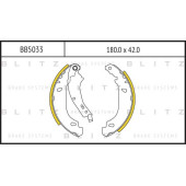 Колодки тормозные барабанные зад RENAULT LoganSandero 04-> <b>BLITZ BB5033</b>