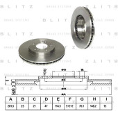 Диск тормозной <b>BLITZ BS0140</b>