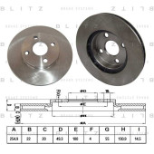Диск тормозной <b>BLITZ BS0387</b>