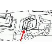 Стекло боковины ВАЗ 2104 (2102-5403052-01)