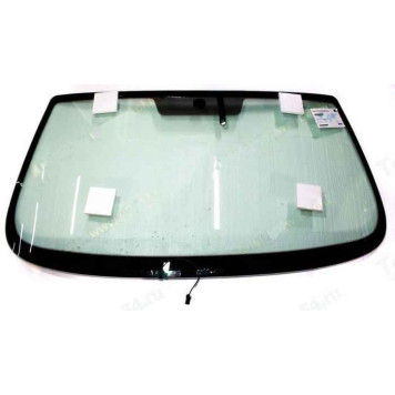 Стекло ветровое/лобовое ВАЗ 2123 Нива Шевроле шелкография, атермальное, триплекс, эл./обогрев, пластик.держ.зеркала ЗАВОД AGC оригинал <b>БОРСТЕК 4101981</b>