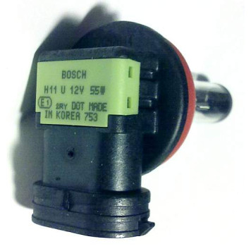 Лампа накаливания H11 12В 55Вт BOSCH 1 987 302 084-3