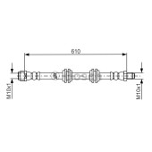 Шланг тормозной <b>BOSCH 1987481744</b>