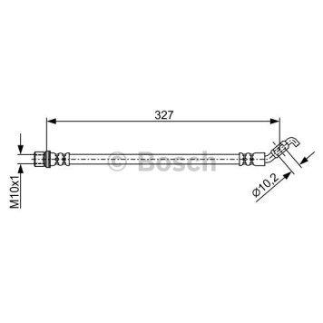 Шланг тормозной <b>BOSCH 1987481903</b>