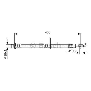 Шланг тормозной <b>BOSCH 1987481924</b>