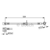 Шланг тормозной <b>BOSCH 1987481974</b>
