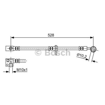 Тормозной шланг левый передний <b>BOSCH 1987481975</b>