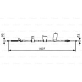 Трос тормозной левый <b>BOSCH 1987482627</b>