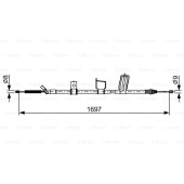 Трос тормозной правый <b>BOSCH 1987482628</b>