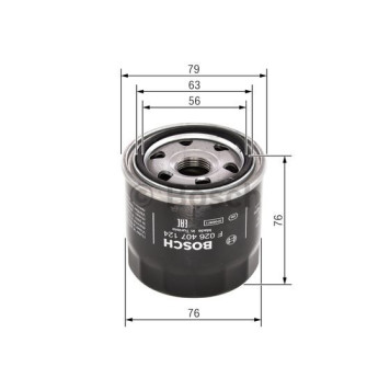 Масляный фильтр <b>BOSCH F026407124</b>-4
