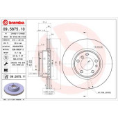 Диск тормозной <b>BREMBO 09.5875.11</b>