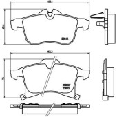 Колодки тормознае дисковые <b>BREMBO P59045X</b>