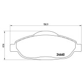 Колодки тормозные дисковые Xtra <b>BREMBO P61101X</b>