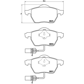 Колодки тормознае дисковые <b>BREMBO P85085X</b>