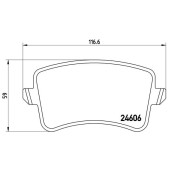 Колодки тормознае дисковые <b>BREMBO P85099X</b>