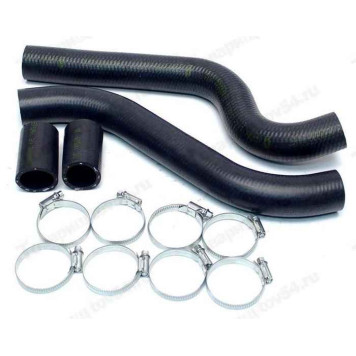 Патрубок радиатора ВАЗ 2108 (4шт) с хомутами <b>БРТ 86РШХ</b>