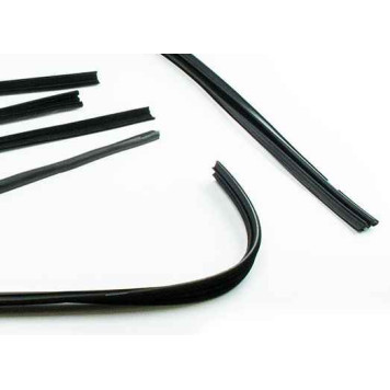 Уплотнитель опускного стекла ВАЗ 21213 (бархотки) полный комплект 8шт <b>БРТ 96Р</b> (21213-6103298, 21213-6103320, 21213-6103321, 2121-6103294-02)-1