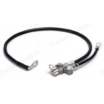 Провод АКБ '-' ВАЗ 2190 Гранта (L=645мм) литая клемма <b>CARGEN 2190-3724080-90</b>