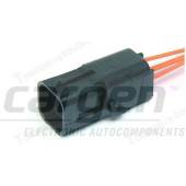 Колодка жгута бензонасоса, датчика кислорода ВАЗ 4 конт. штыревая с проводами <b>CARGEN АХ-306</b>