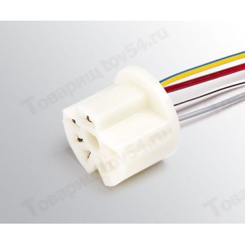 Колодка переключателя вентилятора отопителя ВАЗ 2108-21099, 2113-2115, с проводами <b>CARGEN АХ-366-2</b>