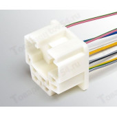 Колодка подрулевого переключателя щеток стеклоочистителя ВАЗ 2108-2115, 1117-1119, 2123, 2170 с проводами в <b>CARGEN АХ-370-2</b>